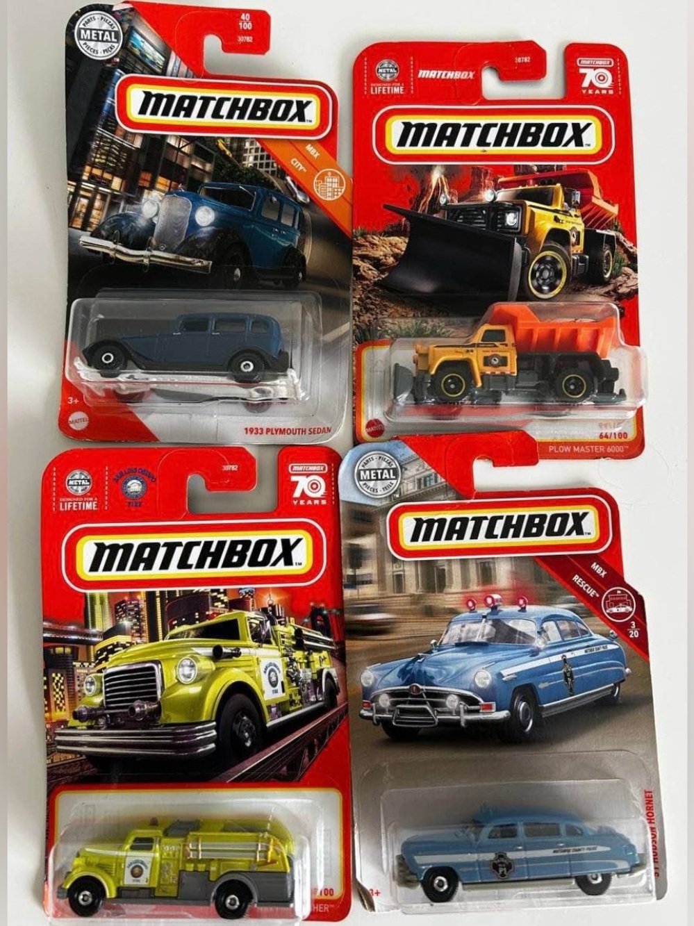 Matchbox scale 1/64 lot of 4 small cars